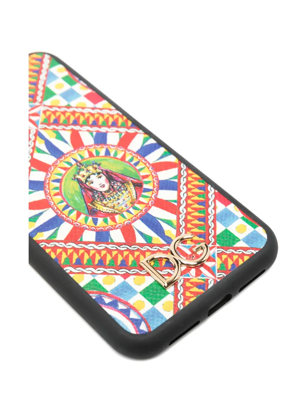 Dolce & Gabbana Geometric-print Iphone Xr Case In Multi