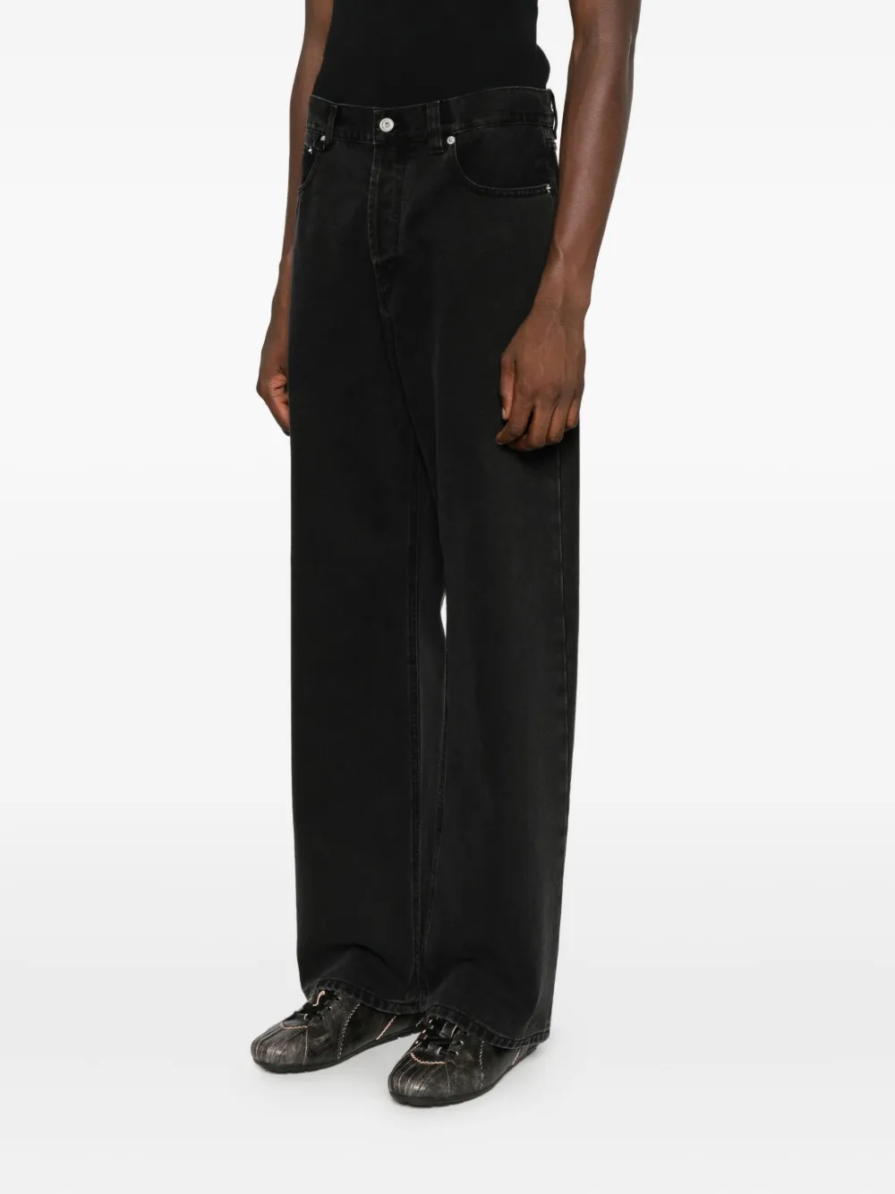 Jacquemus Jeans met vijf zakken Zwart