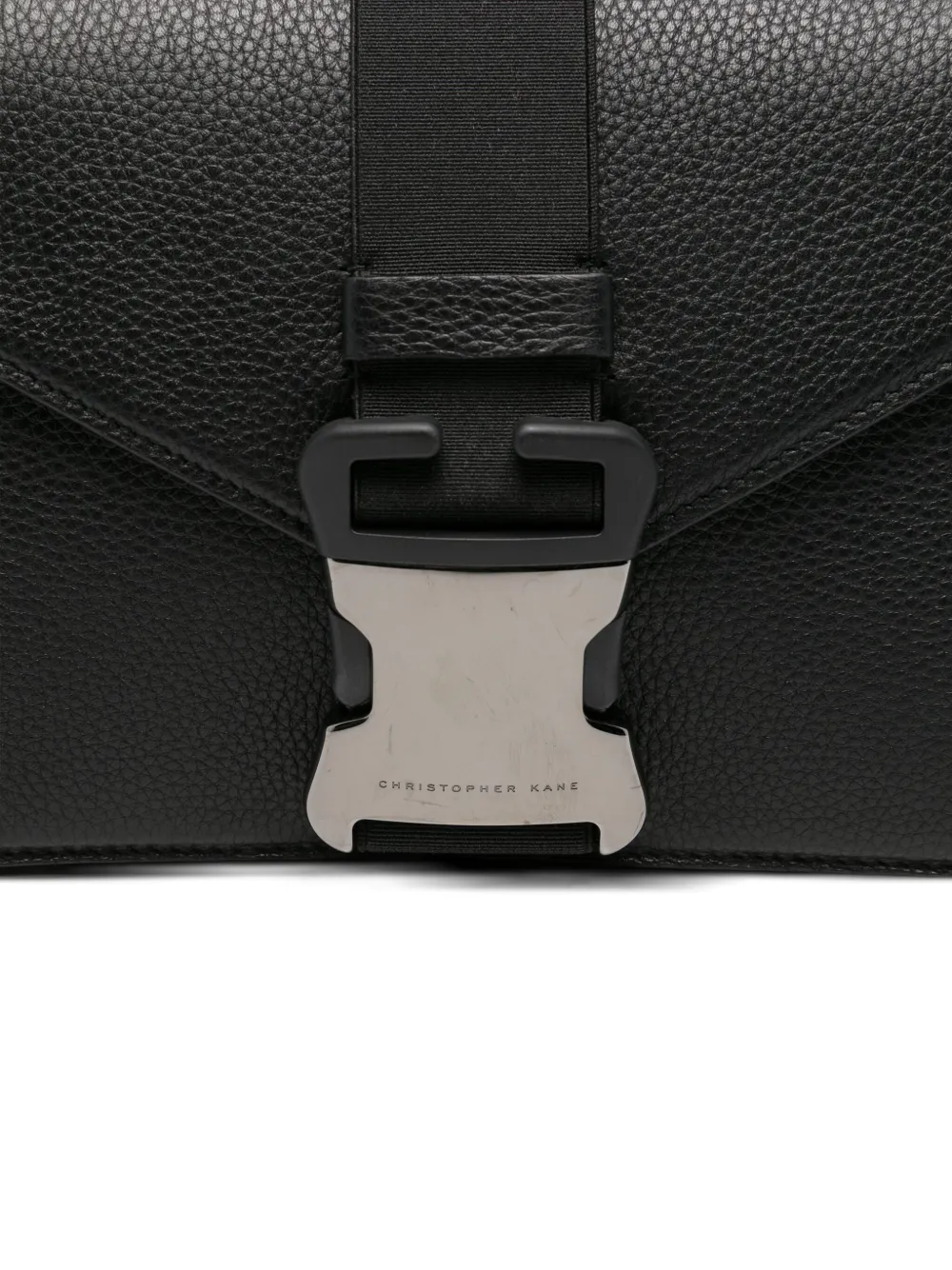 Christopher Kane Schoudertas met gesp en kettinghengsel Zwart