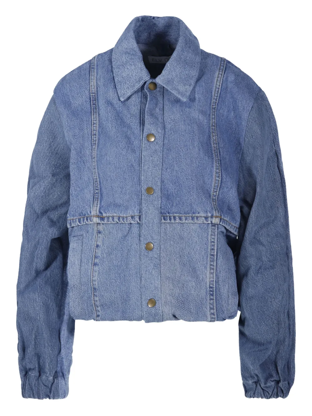 E.L.V DENIM panelled denim jacket | Blue | Image 1