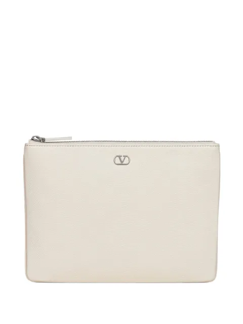 Valentino Garavani leather clutch bag