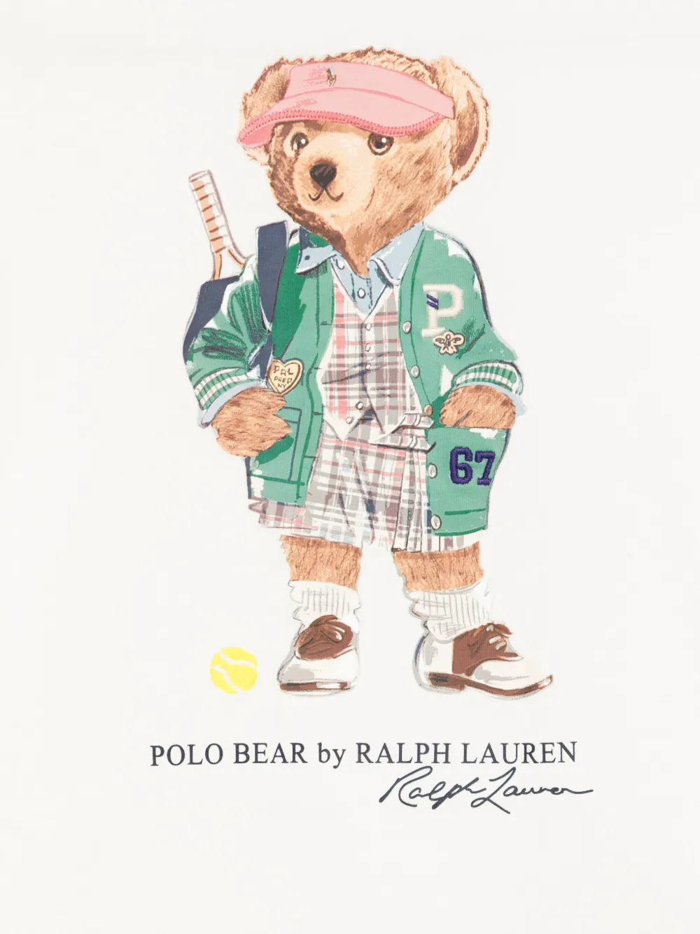 POLO RALPH LAUREN KIDS T-shirt met logoprint Wit