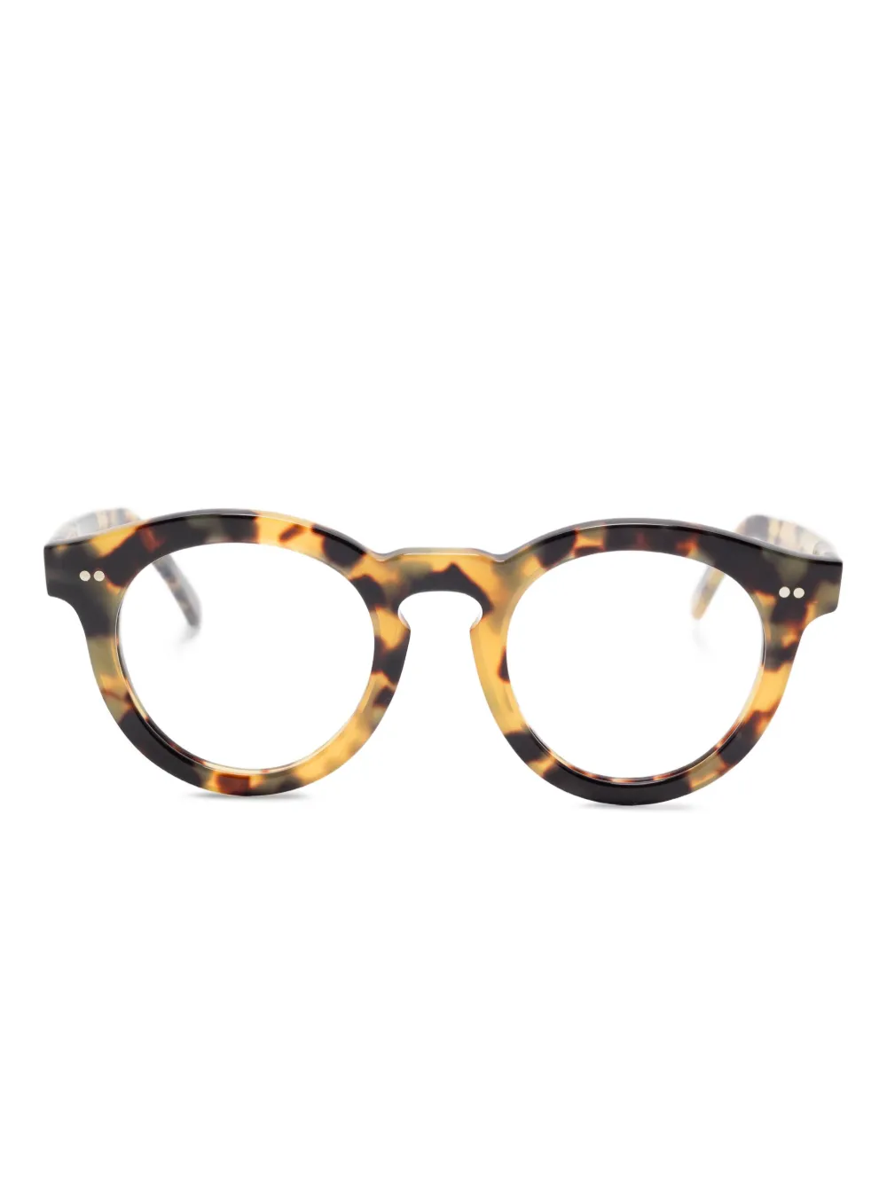 Family Affair The Smash tortoiseshell round-frame glasses - ブラウン Family Affair The Smash tortoiseshell round-frame glasses - ブラウン