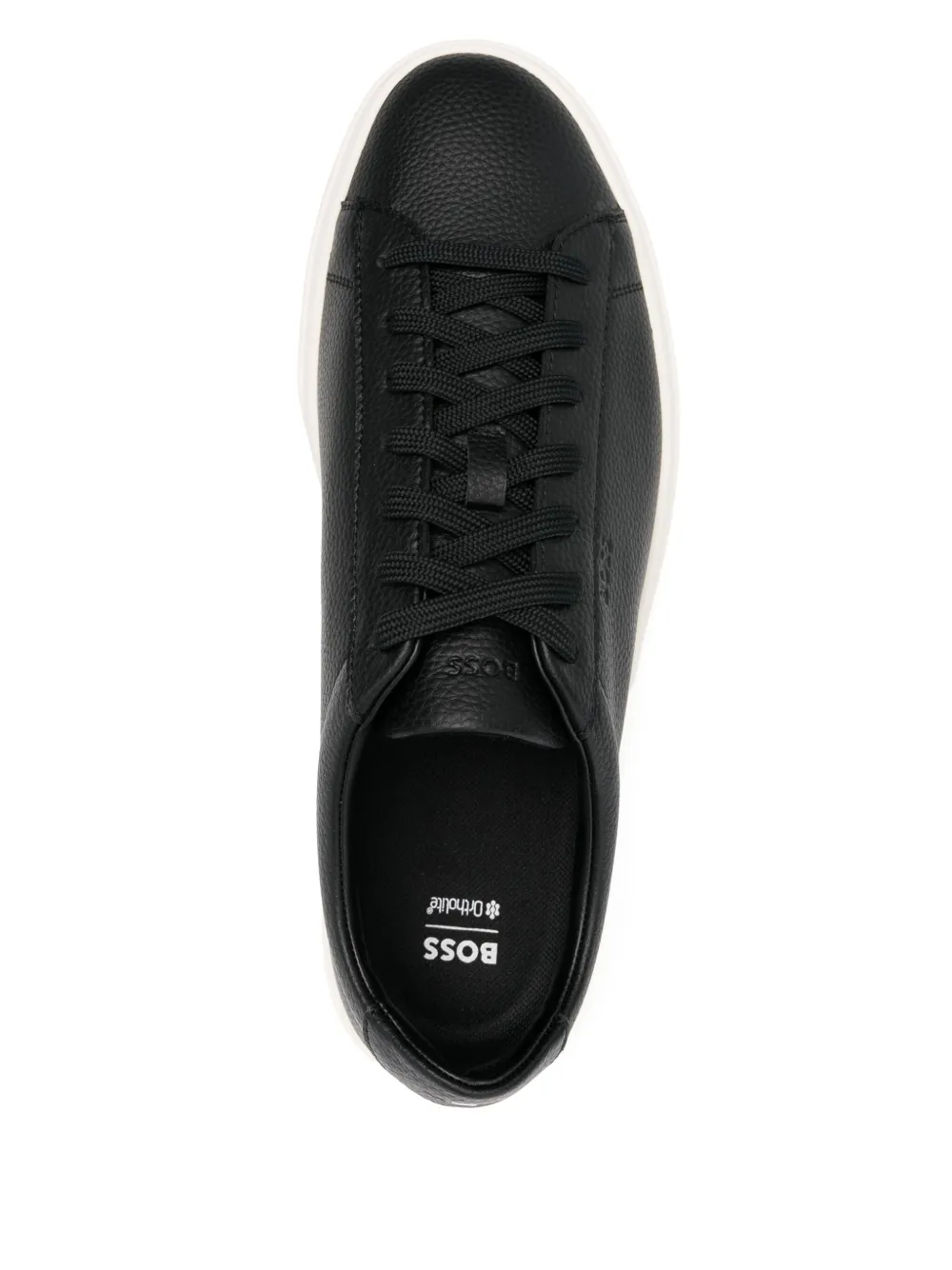 BOSS lace-up sneakers Black