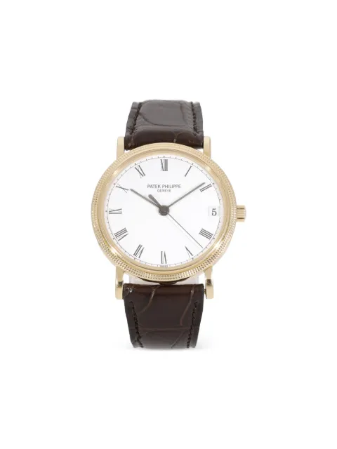 Patek Philippe Pre-Owned ساعة 'كالاترافا' 33 ملم