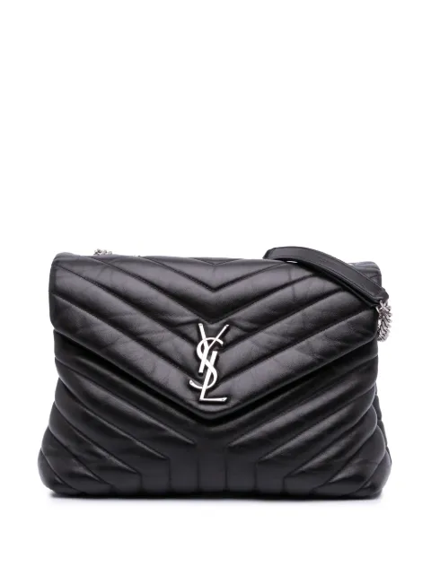 Saint Laurent Pre-Owned LouLou axelväska i matelasse från 2017