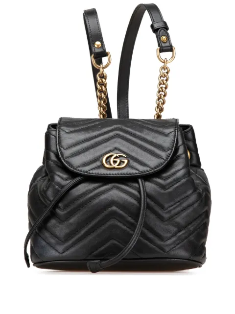 Gucci Pre-Owned 2016-2024 GG Marmont Matelasse Calfskin backpack