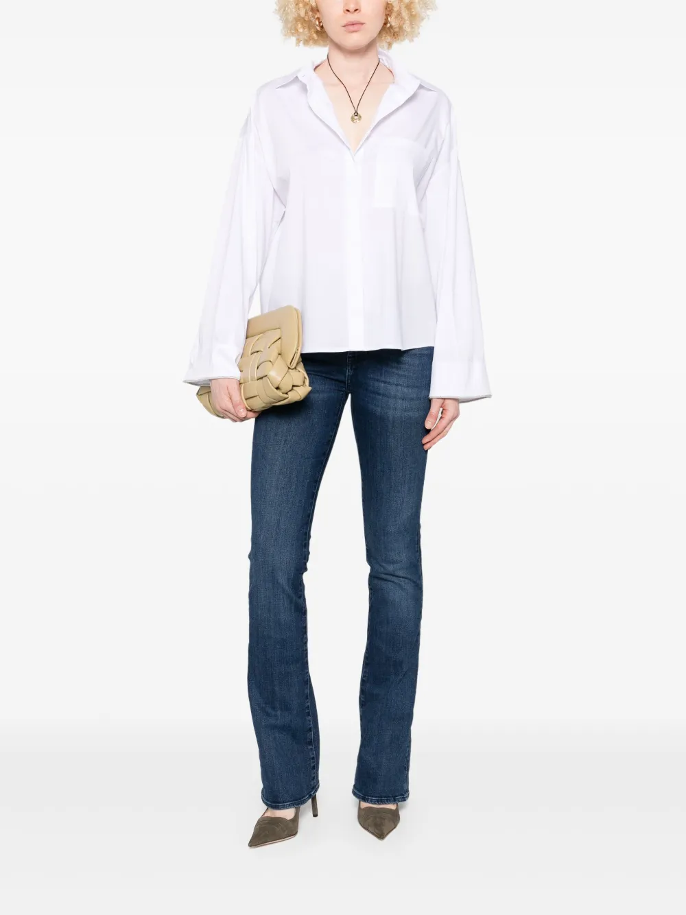 7 For All Mankind straight-leg jeans - Blauw