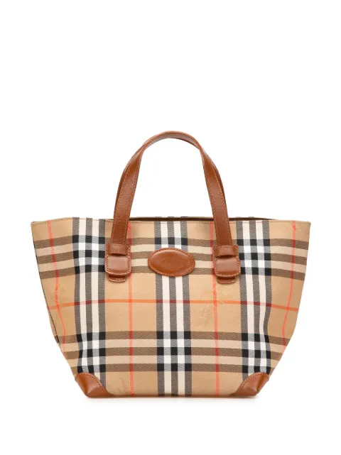 Burberry Pre-Owned 20th Century Haymarket Check Canvas handbag