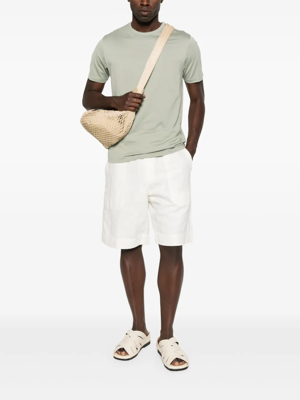 Sunspel cotton T-shirt - Groen