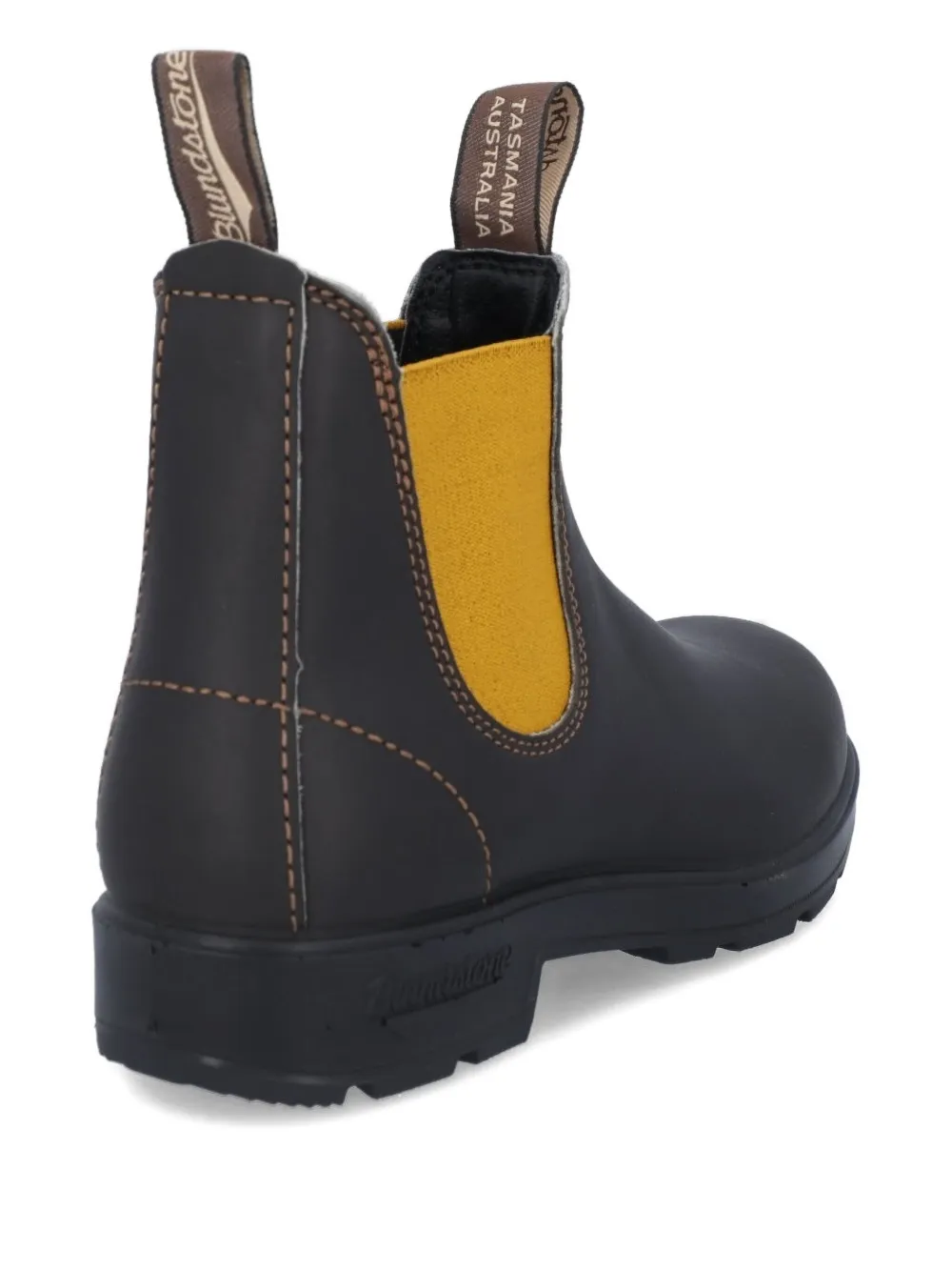 Blundstone leather elastic-panel boots Brown