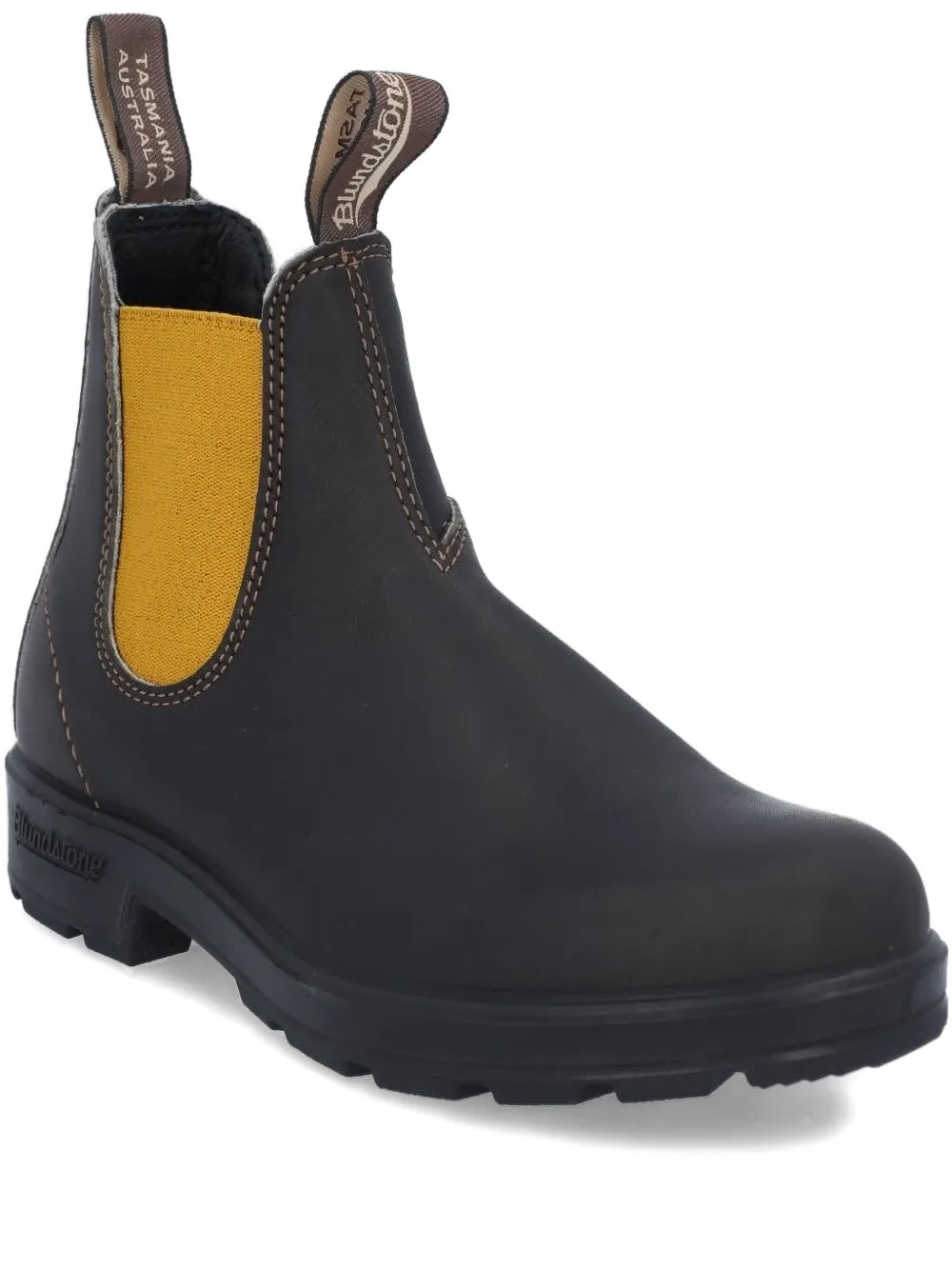 Blundstone Leather Elastic-panel Boots In Brown