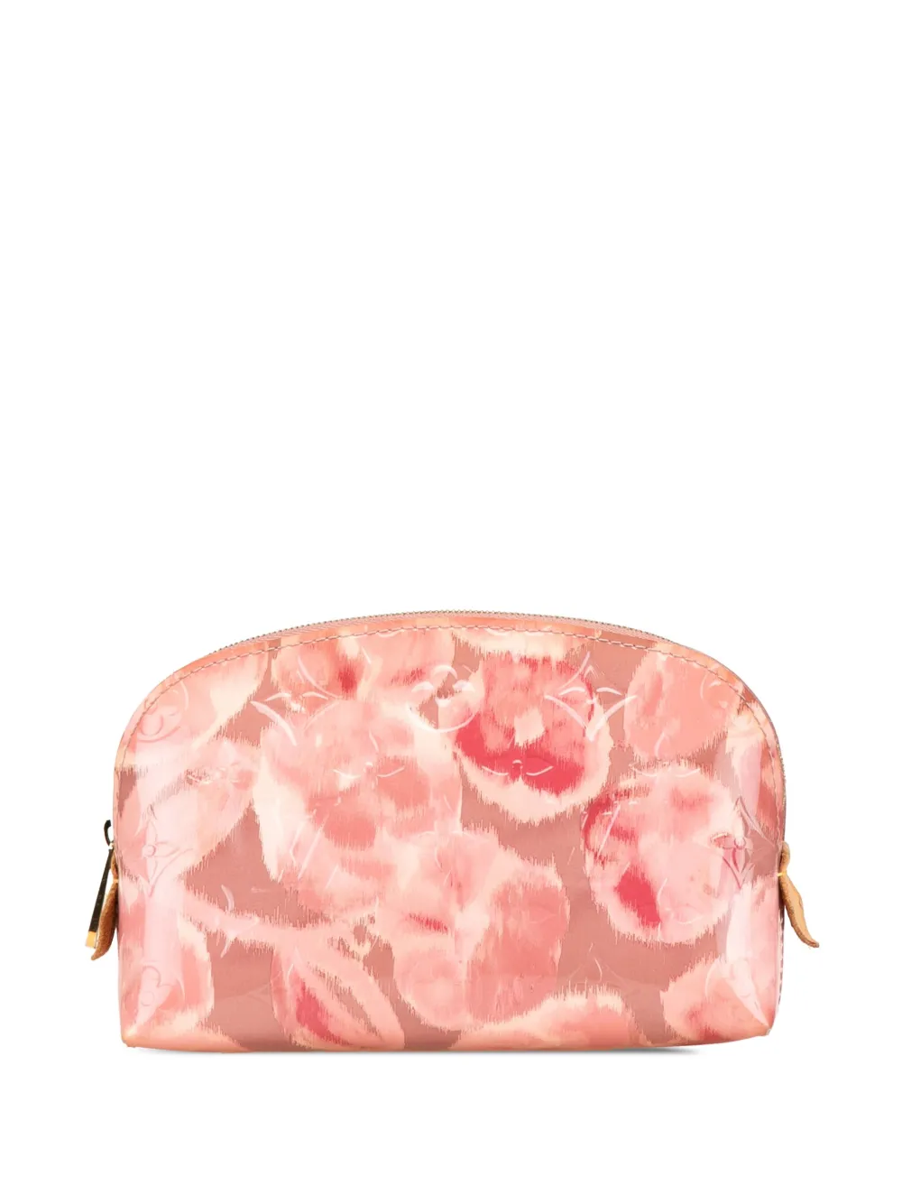 Louis Vuitton Pre-Owned 2018 モノグラム ヴェルニ イカット コスメポーチ - ピンク Louis Vuitton Pre-Owned 2018 モノグラム ヴェルニ イカット コスメポーチ - ピンク