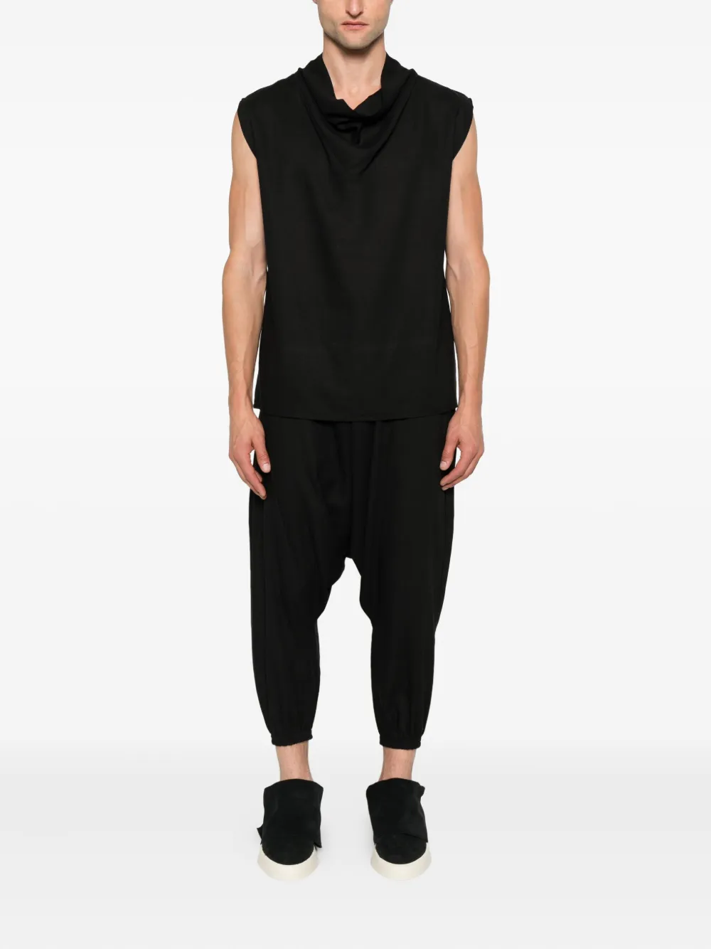 Alchemy linen-blend drop-crotch trousers | Drop Crotch Pants | Image 2