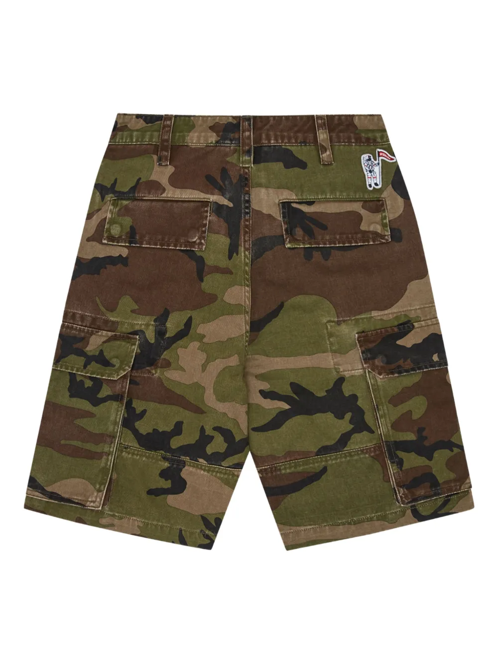 Billionaire Boys Club camouflage-print cargo shorts - Groen