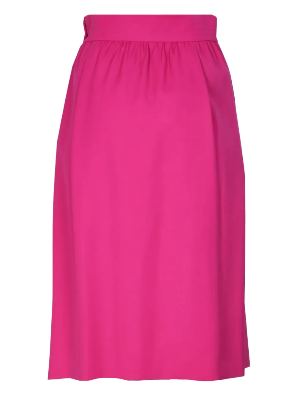 Moschino Wollen midi-rok Roze