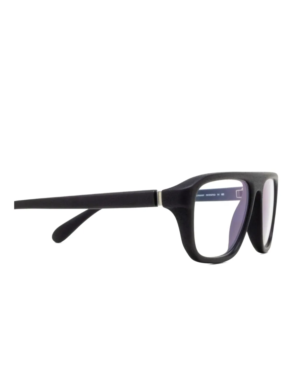 Mykita Bril met rechthoekig montuur Zwart