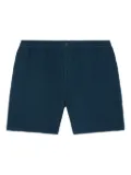 Lacoste textured elasticated-waist shorts - Blue