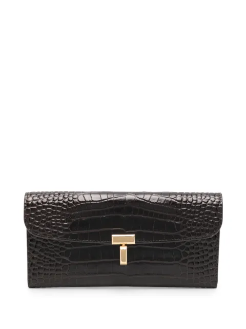 TOTEME  Toteme T-Lock embossed wallet