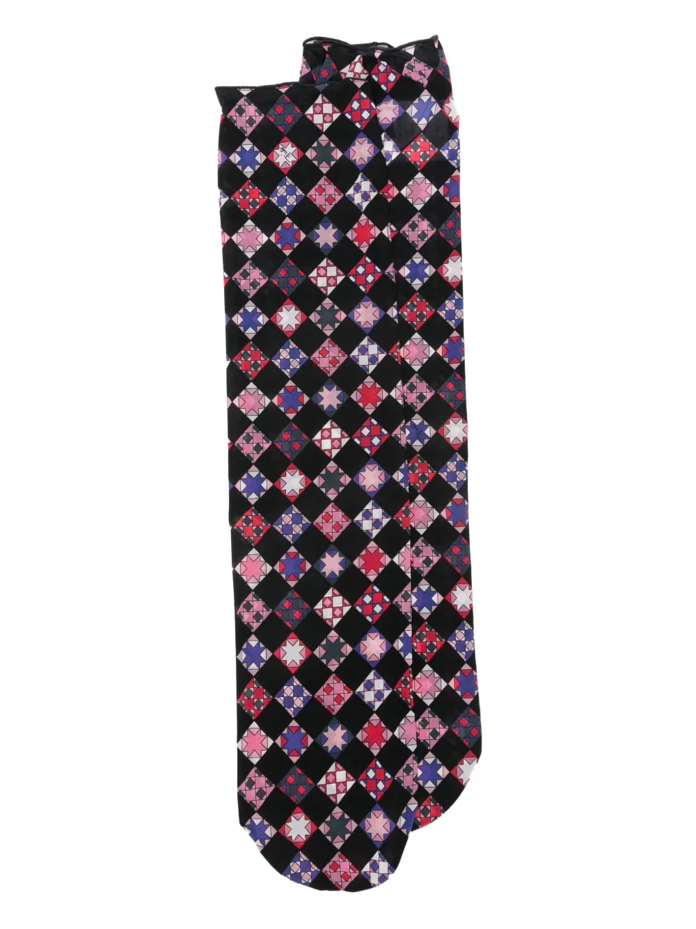 Pucci Geometric-pattern Socks In Multi