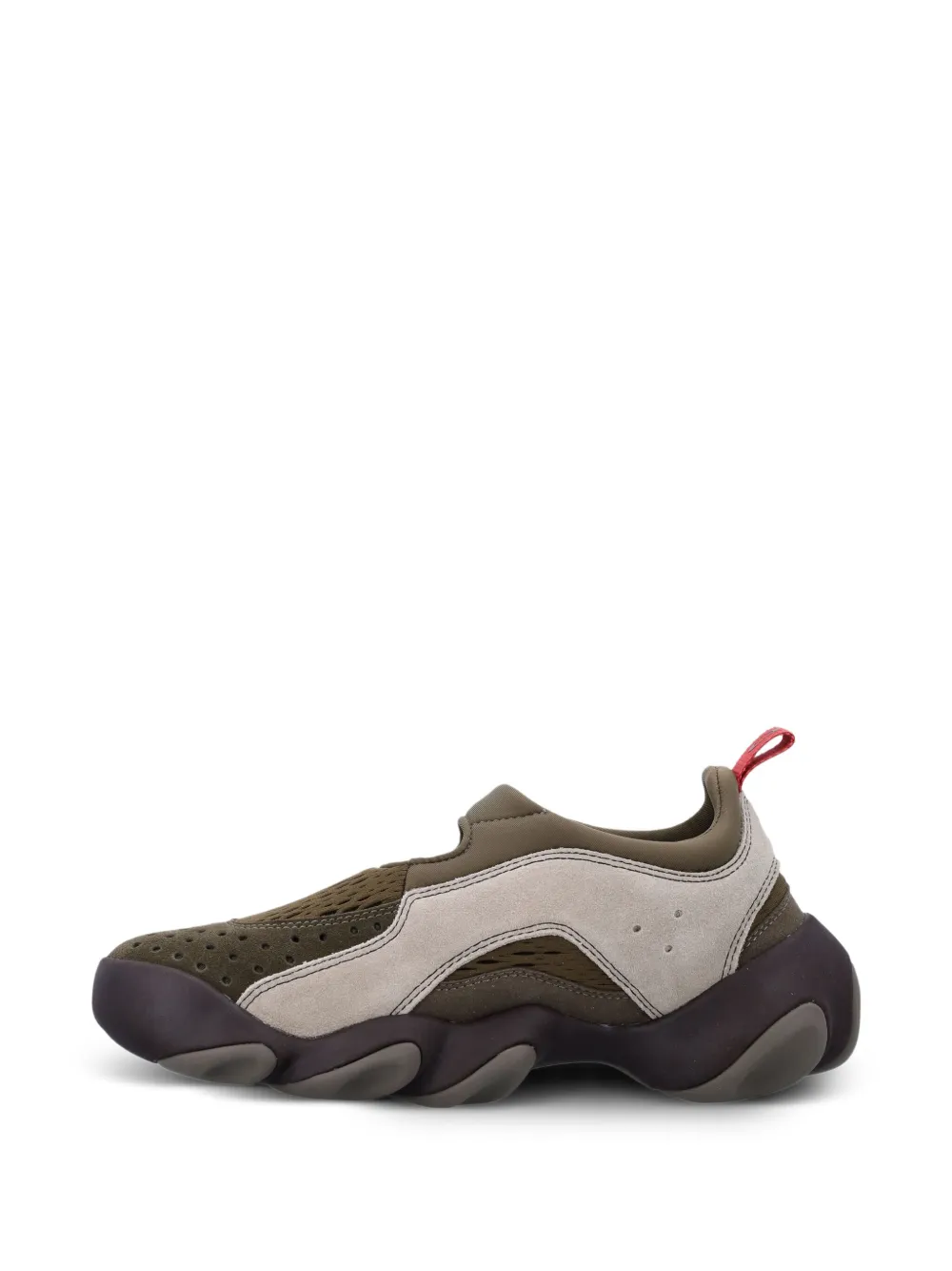 Oakley Flesh mesh-panelled slip-on sneakers Grey