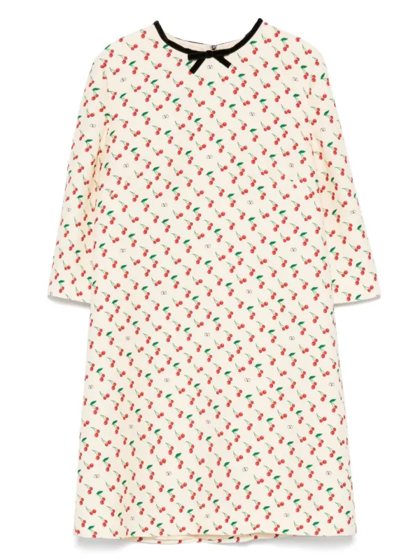 RED VALENTINO チェリーフラワープリント ワンピース RED VALENTINO チェリーフラワープリント ワンピース 【公式通販】