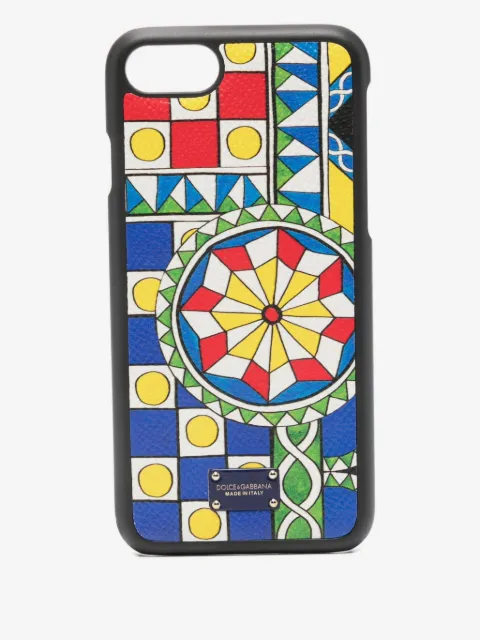 Dolce & Gabbana geometric-print iPhone 7 and 8 case