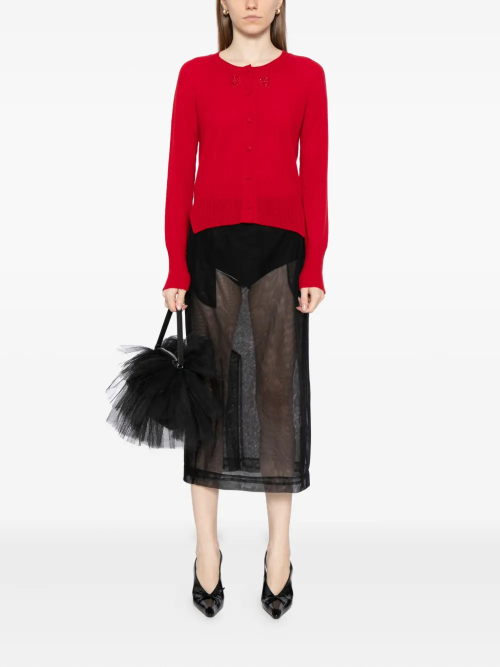 Simone Rocha كارديغان كشمير مزين | كارديغان | Image 2