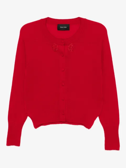 Simone Rocha embellished cashmere cardigan