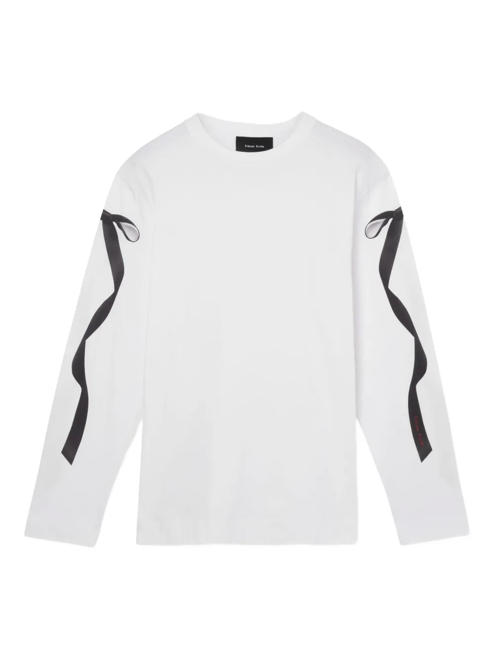 Simone Rocha T-shirt met print Wit
