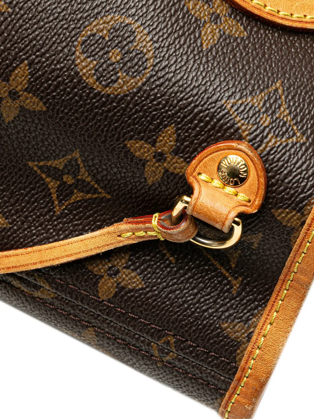 Pre-owned Louis Vuitton 2007 Monogram Neverfull Pm Tote Bag In Brown