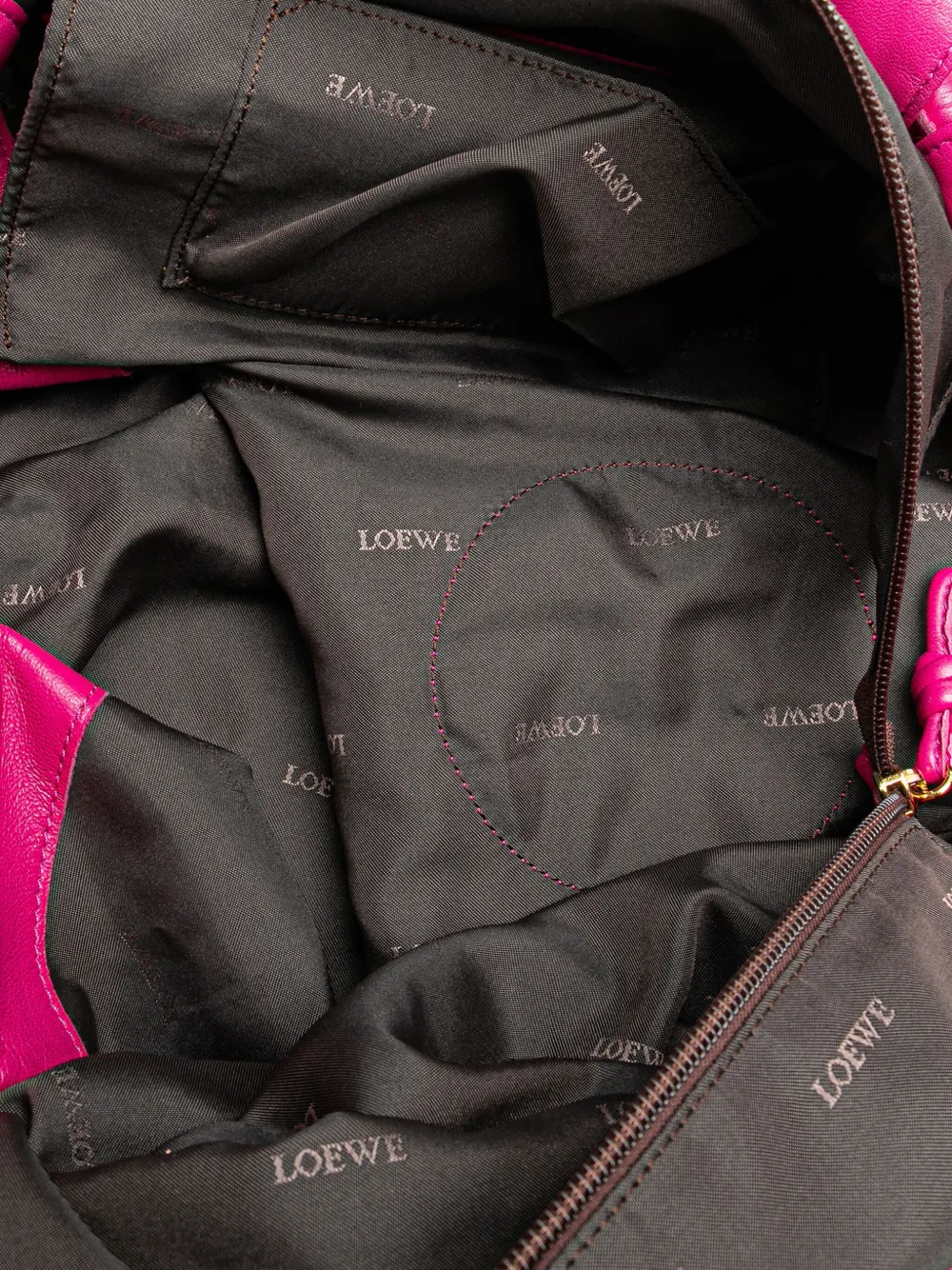 Pre-owned Loewe 2008 Nappa Aire Hobo Bag In Pink
