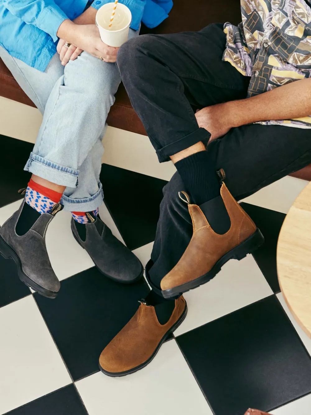 Blundstone Laarzen met treklip Bruin