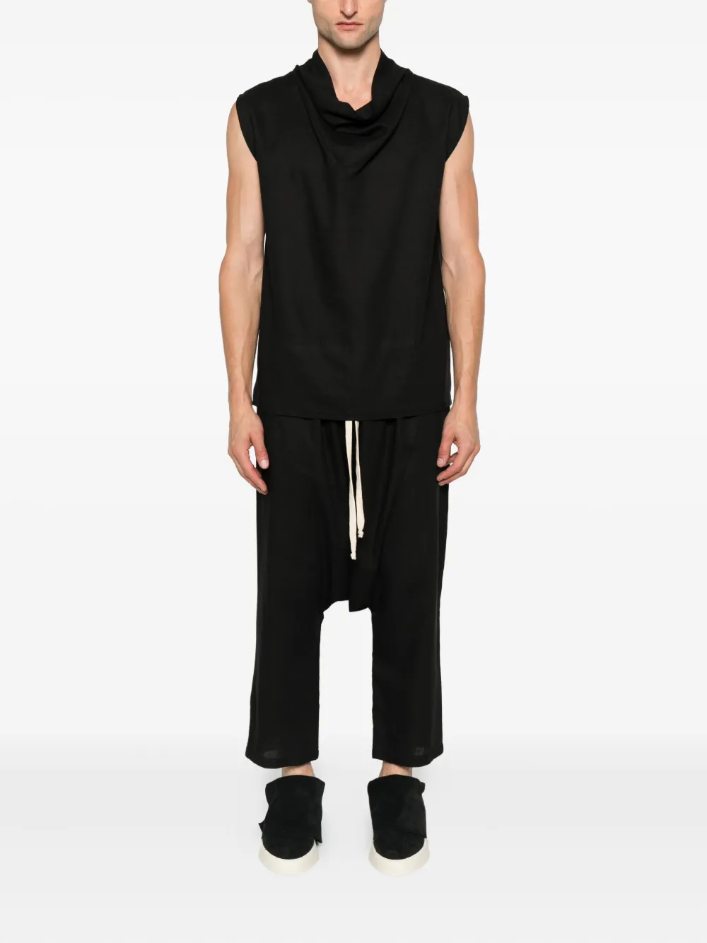 Alchemy linen-blend drop-crotch trousers | Drop Crotch Pants | Image 2
