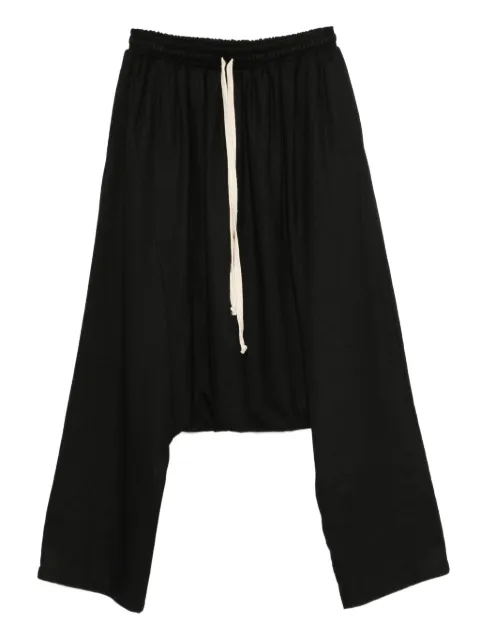 Alchemy linen-blend drop-crotch trousers