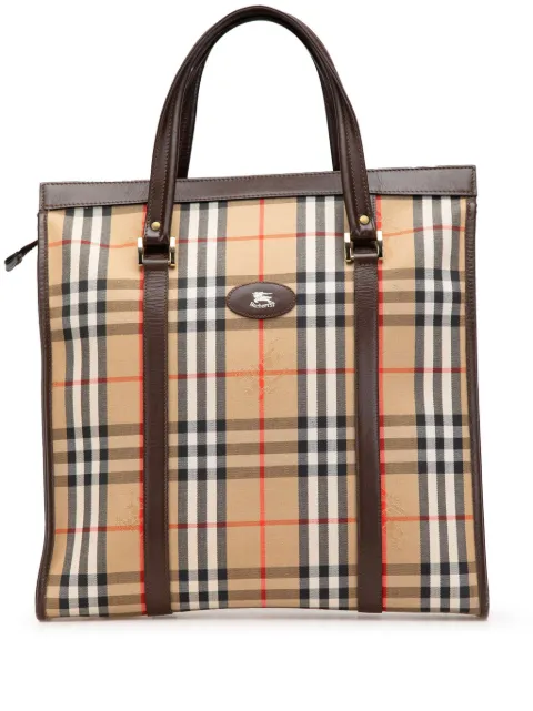 Burberry Pre-Owned 20th Century Haymarket Check Canvas tote bag