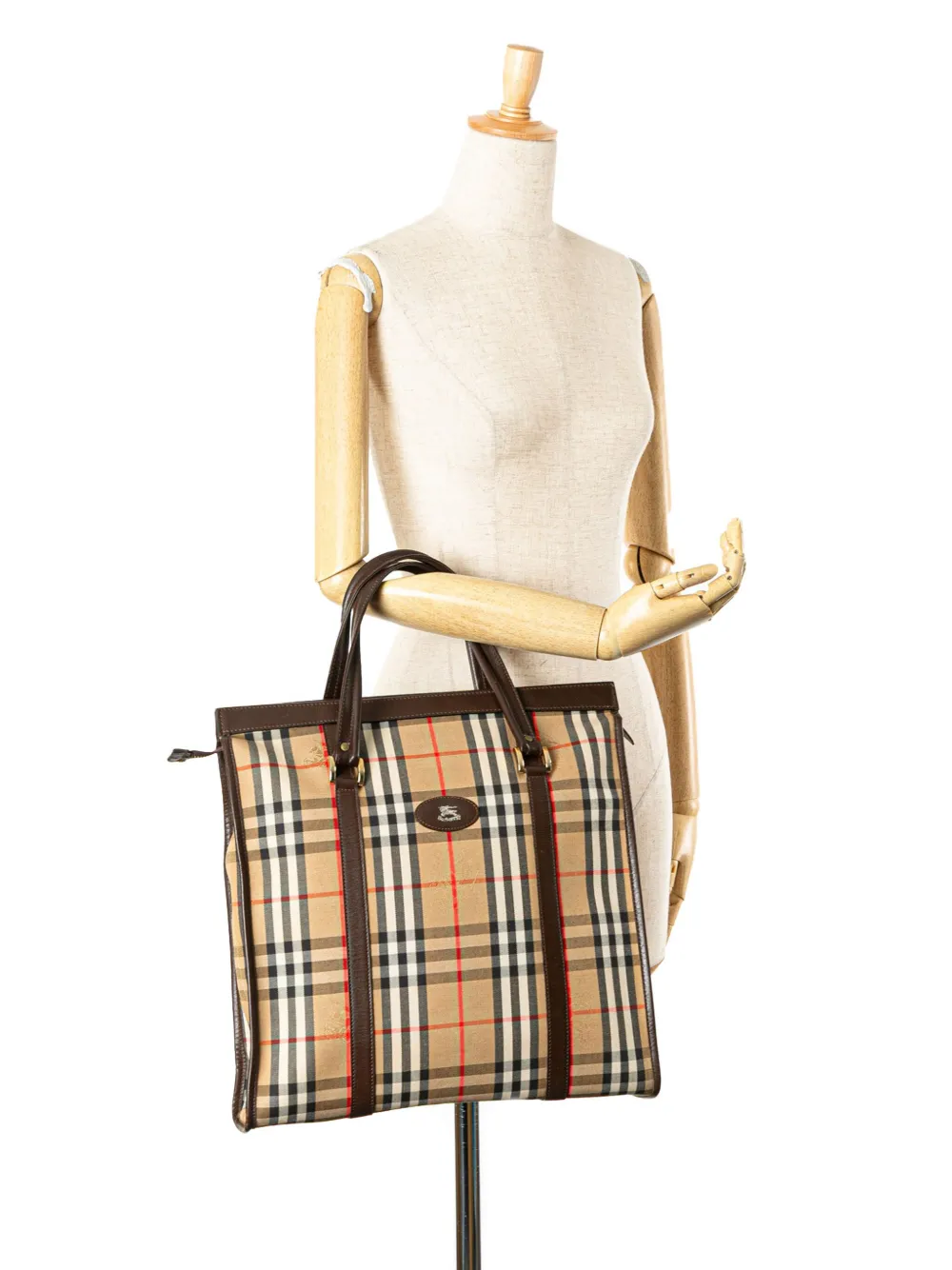 Burberry Pre-Owned 20th Century Haymarket Check Canvas tote bag | Pre-Owned | Image 2