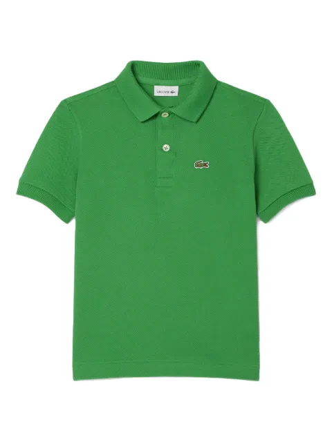 Lacoste Kids crocodile-embroidered polo shirt