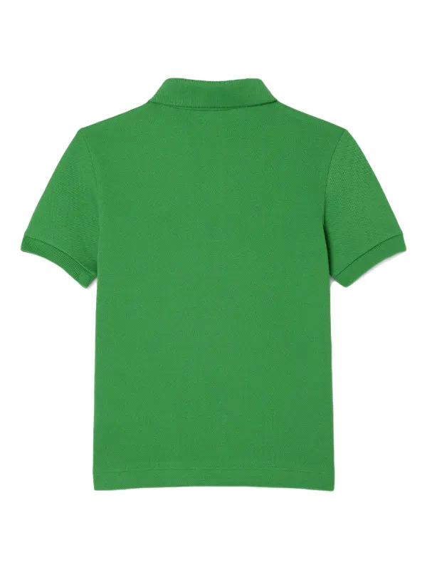 Lacoste Kids crocodile-embroidered Polo Shirt Green FARFETCH