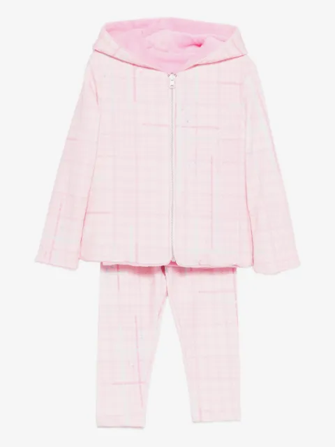 Lapin House checked hooded tracksuit set