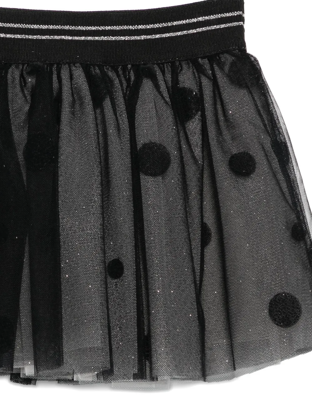Glitter Polka-Dot Tulle Skirt