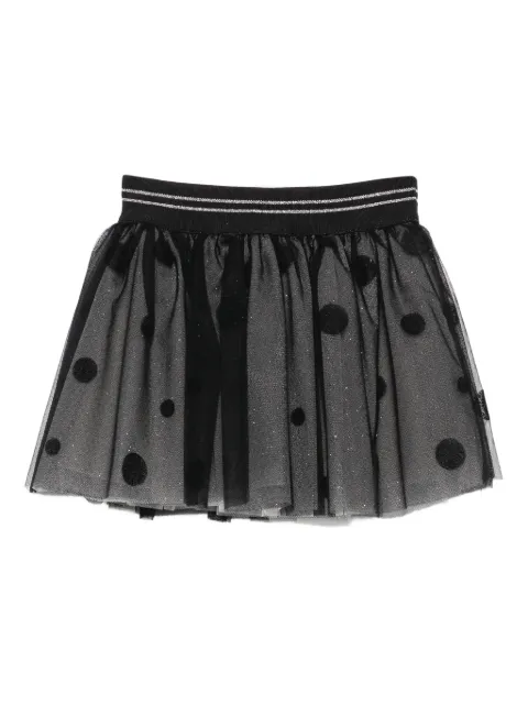 Lapin House glitter polka-dot tulle skirt