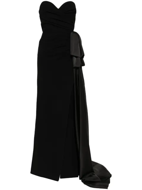 Saiid Kobeisy strapless long dress