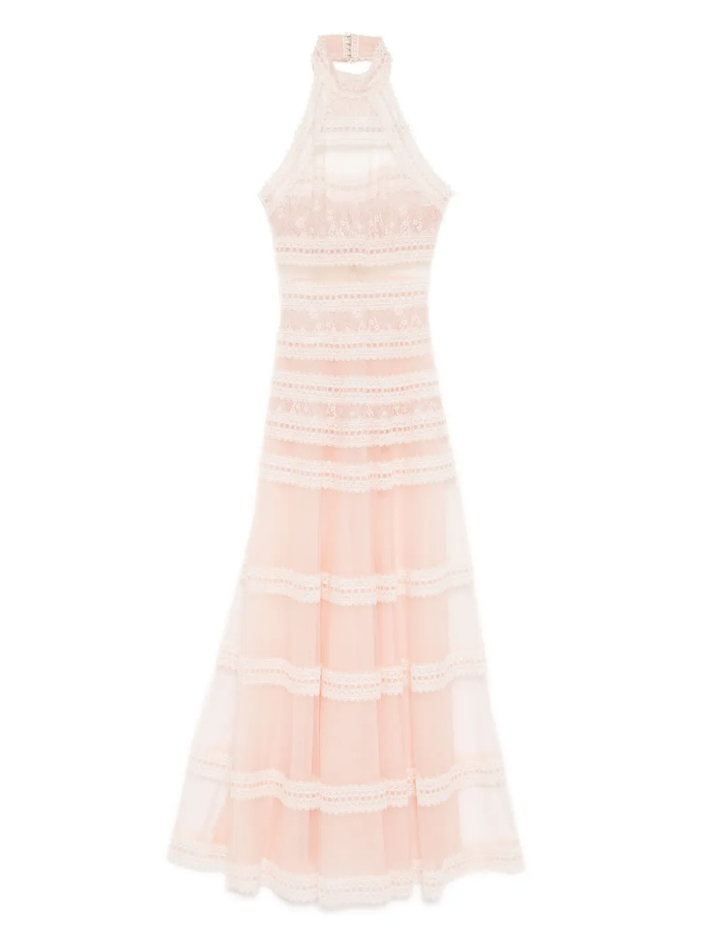 Saiid Kobeisy lace sleeveless dress Roze