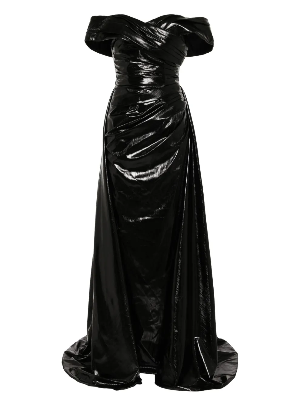 Saiid Kobeisy Strapless maxi-jurk Zwart