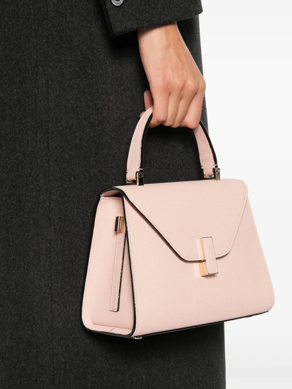 Valextra Shopper met handvat - Roze