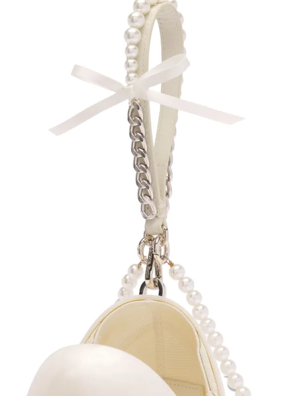 Simone Rocha Egg Clutch Bag White FARFETCH IN