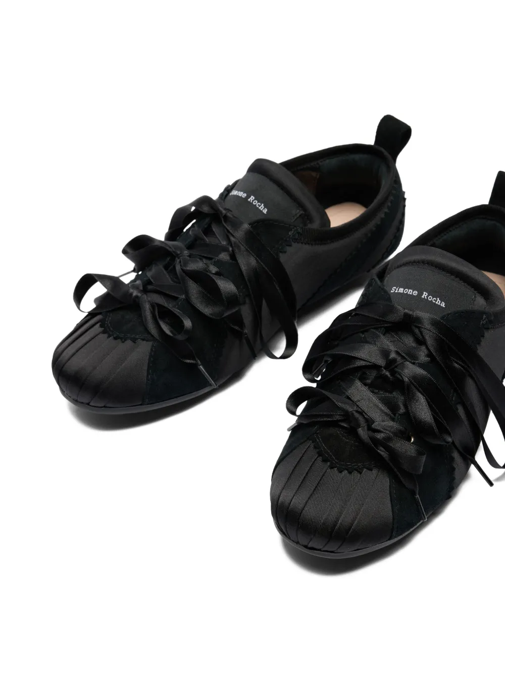Simone Rocha Ballerina Grip satin-bow ballerina sneakers | Low-Tops | Image 2
