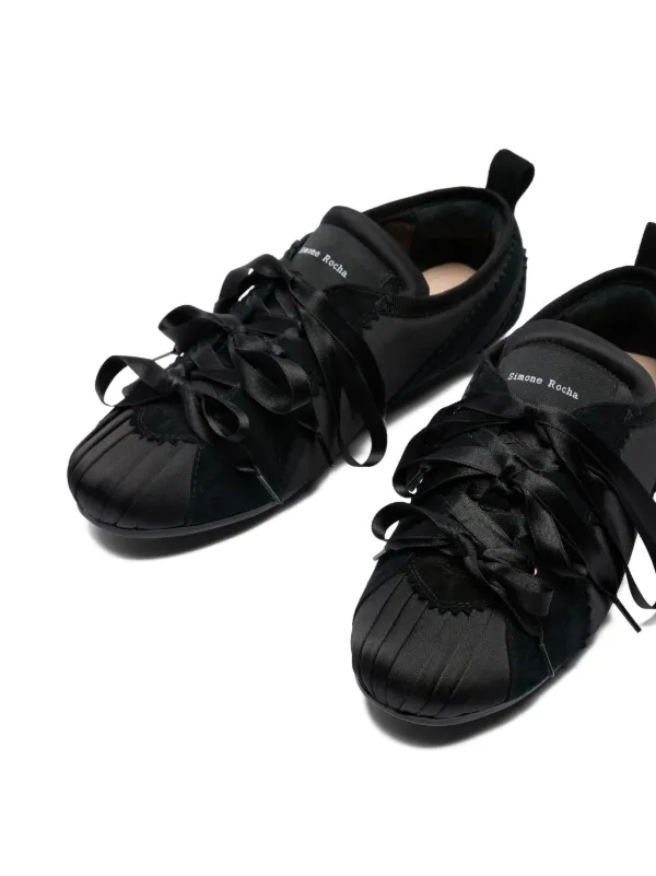Simone Rocha Ballerina Grip フラットシューズ | ブラック