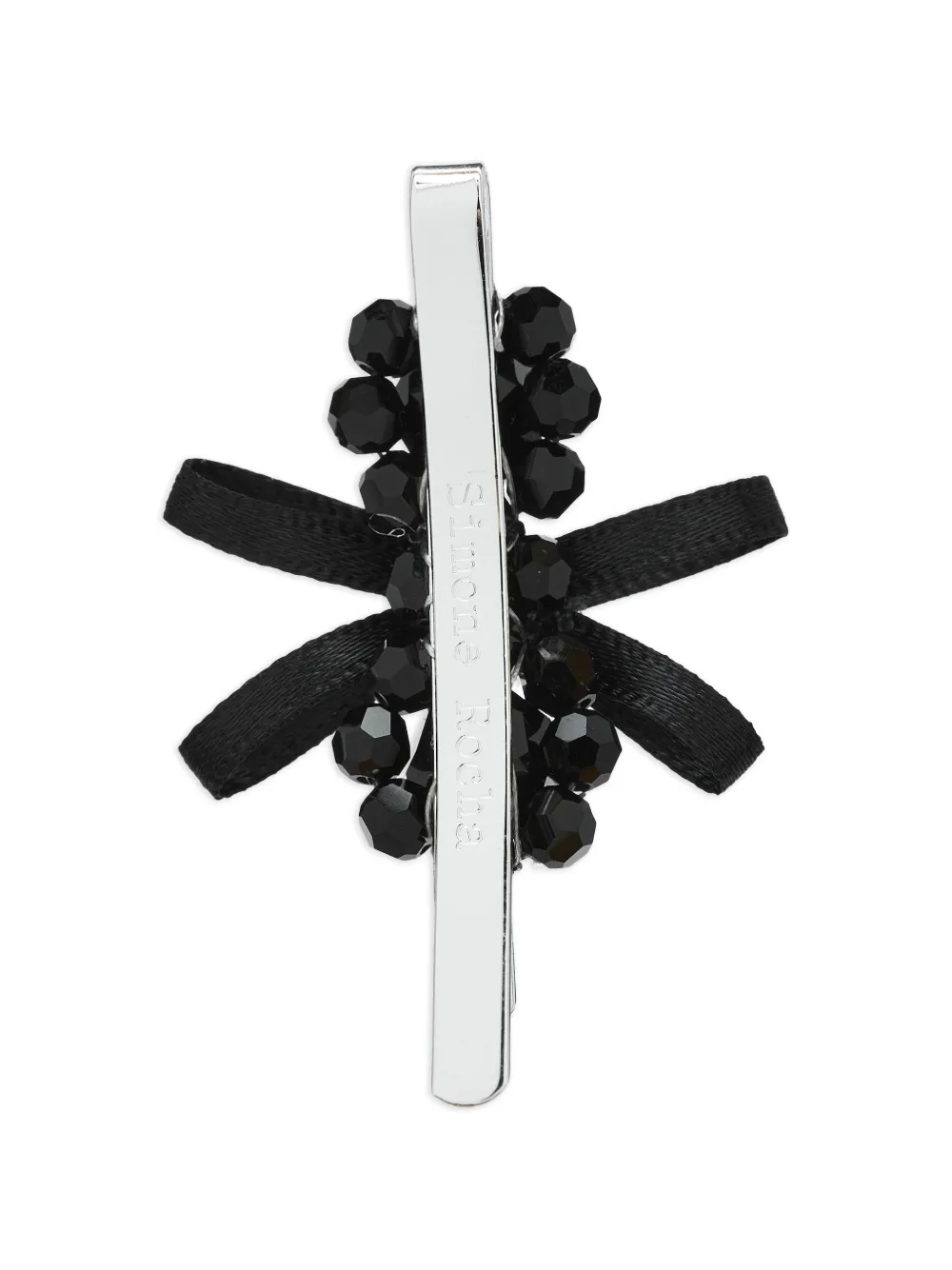 beaded bow hair accessory